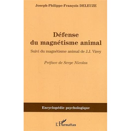 Défense du magnétisme animal