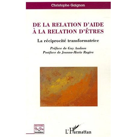 De la relation d'aide à la relation d'êtres