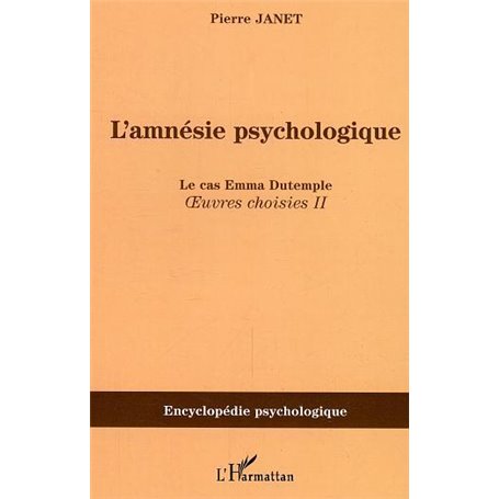 L'amnésie psychologique