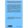 Manuel d'initiation à la psychologie à l'usage des éducateurs africains