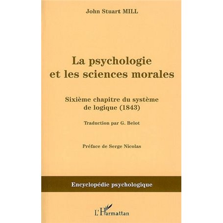 La psychologie et les sciences morales