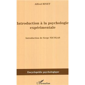 Introduction à la psychologie expérimentale