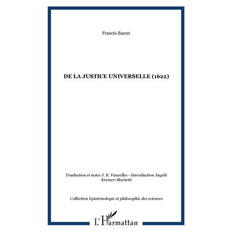 De la justice universelle (1622)