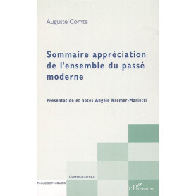 Sommaire appréciation de l'ensemble du passé moderne