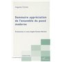 Sommaire appréciation de l'ensemble du passé moderne