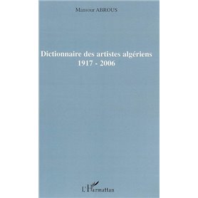 Dictionnaire des artistes algériens