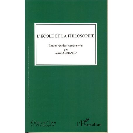 L'école et la philosophie