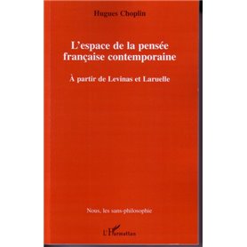 L'espace de la pensée française contemporaine