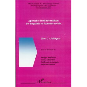 Approches institutionnalistes des inégalités en économie sociale