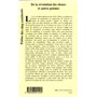 De la révolution des choses et autres poèmes