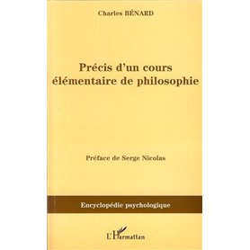 Précis d'un cours élémentaire de philosophie