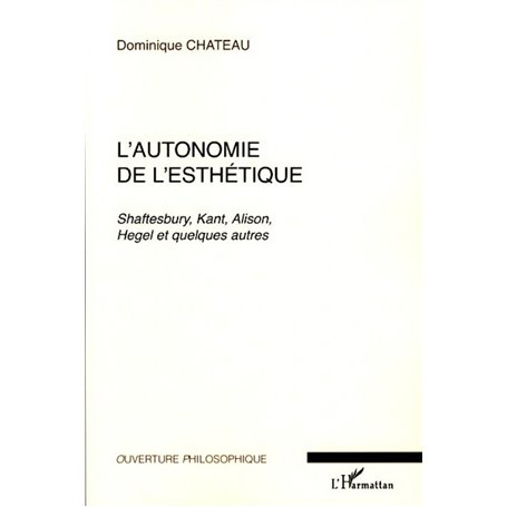 L'autonomie de l'esthétique