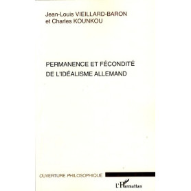 Permanence et fécondité de l'idéalisme allemand