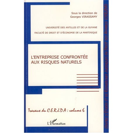 L'entreprise confrontée aux risques naturels