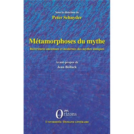 Métamorphoses du mythe