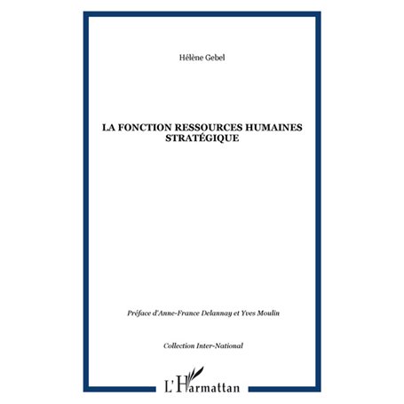 La fonction ressources humaines stratégique