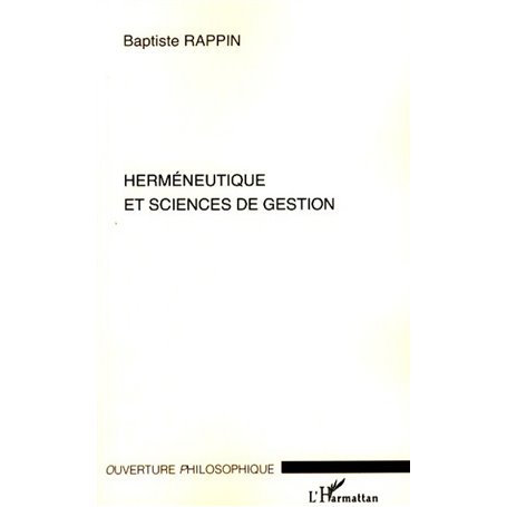 Herméneutique et sciences de gestion