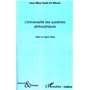 L'universalité des questions philosophiques