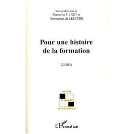 Pour une histoire de la formation