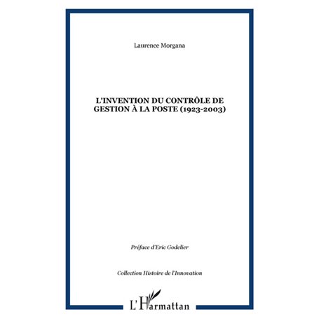 L'invention du contrôle de gestion à La Poste (1923-2003)