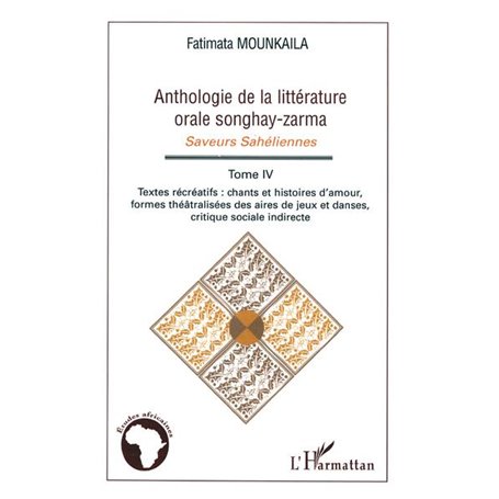 Anthologie de la littérature orale songhay-zarma