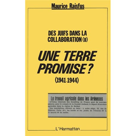 Une terre Promise ? (1941-1944)