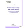 Geneviève Clancy : son enseignement