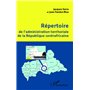 Répertoire de l'administration territoriale de la République centrafricaine