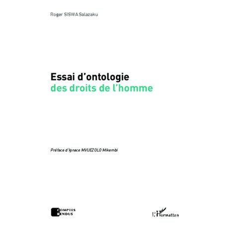 Essai d'ontologie des droits de l'homme