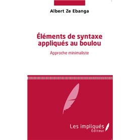 Eléments de syntaxe appliqués au boulou