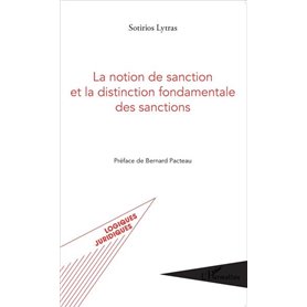 La notion de sanction et la distinction fondamentale des sanctions