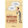 Propositions pour l'enseignement du subjonctif aux adultes arabophones