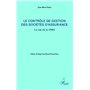 Le contrôle de gestion des sociétés d'assurance