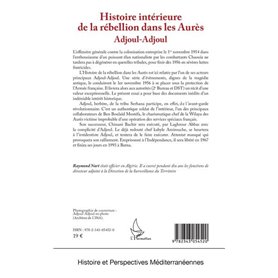 Histoire intérieure de la rébellion dans les Aurès