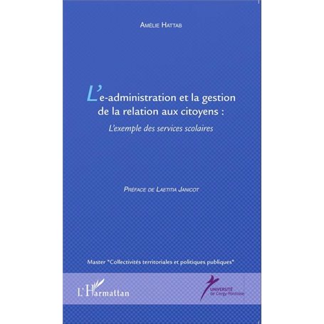 L'e-administration et la gestion de la relation aux citoyens