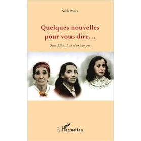 Quelques nouvelles pour vous dire...
