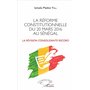 La réforme constitutionnelle du 20 mars 2016 au Sénégal