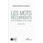 Les mots récurrents de la vie politique en RD Congo