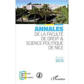 Annales de la faculté de droit et science politique de Nice