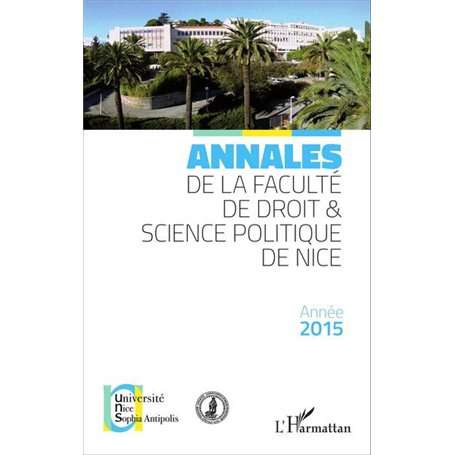 Annales de la faculté de droit et science politique de Nice