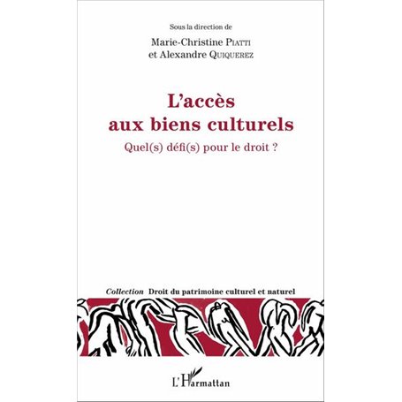 L'accès aux biens culturels