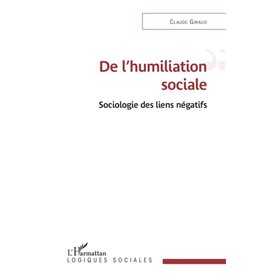 De l'humiliation sociale