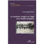 Le système scolaire au Togo sous tutelle française