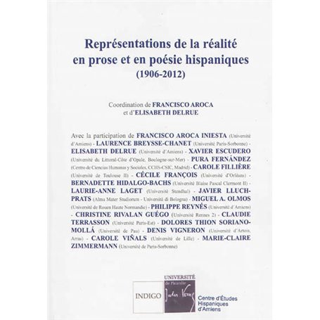 Représentations de la réalité en prose et en poésie hispaniques