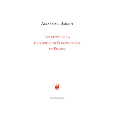 Influence de la philosophie de Schopenhauer en France