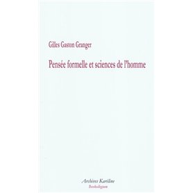 Pensée formelle et sciences de l'homme