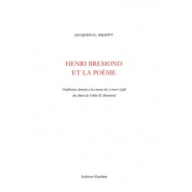 Henri Brémond et la poésie