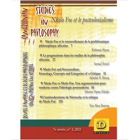 Cameroonian Studies in Philosophy 3