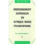 Enseignement supérieur en Afrique Noire francophone