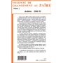 Volonté de changement au Zaïre
